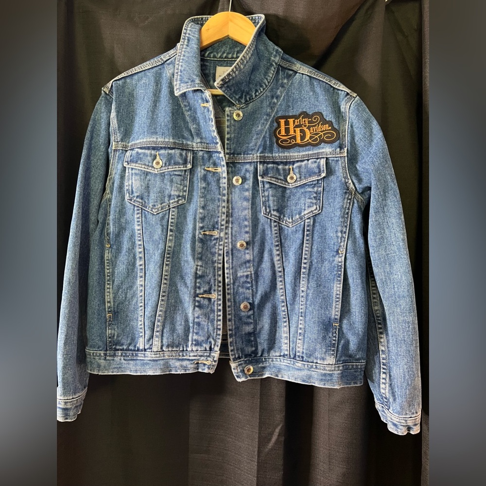 Vintage Style Jean Jacket- Size XL